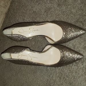 Jessica Simpson sparkly heels